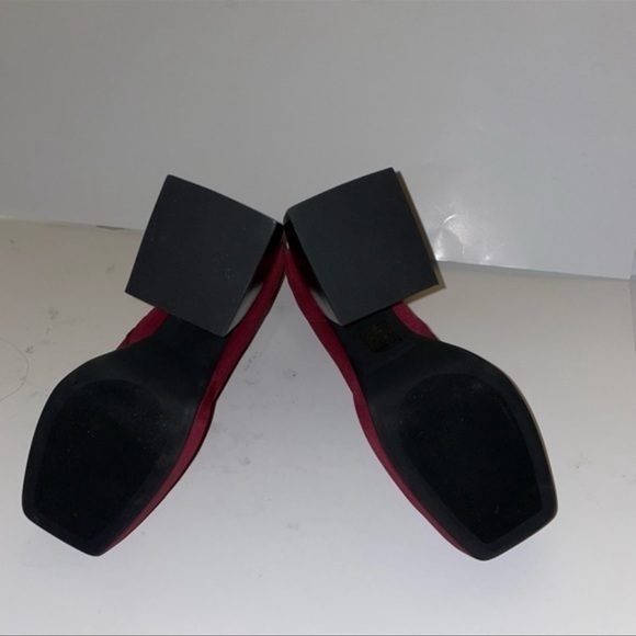 New Jeffrey Campbell Dauphin Wine Square Toe Boot size 7 - Picture 6 of 7